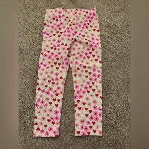 Cat and Jack Heart Valentines Leggings
